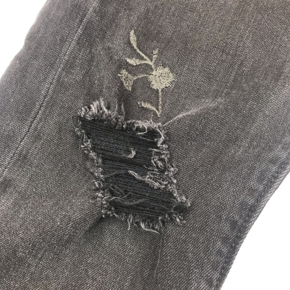 Lucky Brand Sienna Slim Boyfriend Jean Black Distr - Picture 13 of 16